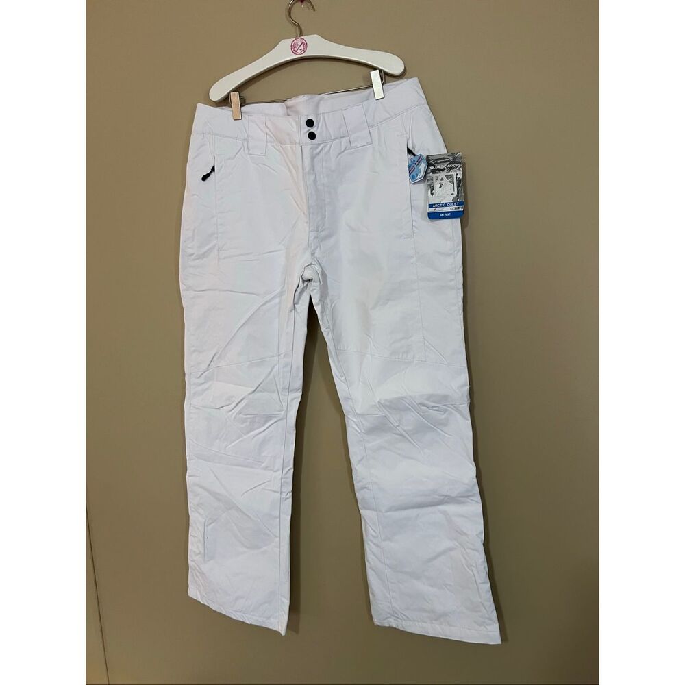 Arctic Quest White Ski Pants Woman’s XL MSRP $100 FLAWED-MARKS